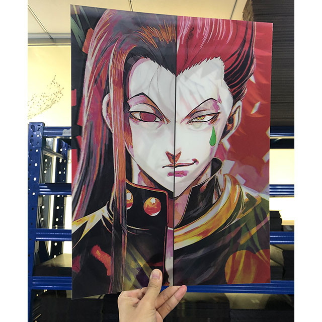 Buy cheap 3D Lenticular Anime Wall Posters Hunter X Hunter Triple Transition Pictures Flip from wholesalers