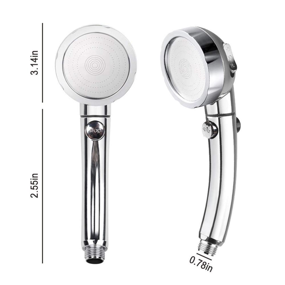 Best JK-2800 China sanitary ware factory supply three functions high water pressure hand shower chorme plated wholesale