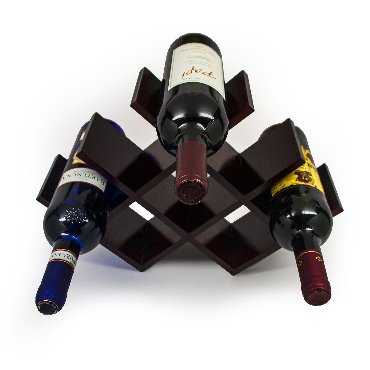 Fine Craftwork Acrylic Bottle Rack , Butterfly Wine Rack 17.3x11.5x4 Inches