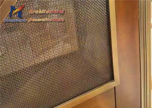 Best Square Round Space Dividers Crimped Mesh Flat Single Antique Brass wholesale