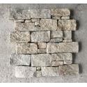 Yellow Granite Z Stone Panel with Steel Wire Back,Natural Z Stacked Stone for for sale