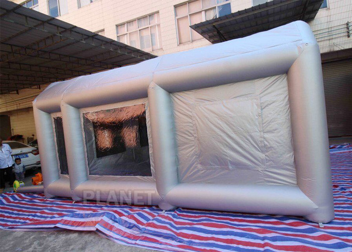 Best 6m Long  Inflatable Spray Paint Tent With PVC Tarpaulin Or Oxford Cloth Material wholesale