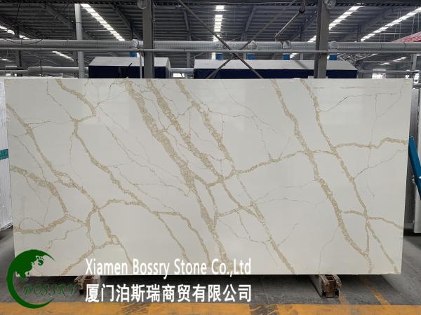 Cheap Calacatta Gold Kitchen Countertop Big Calactta Stone Slabs Quartz Stone for sale