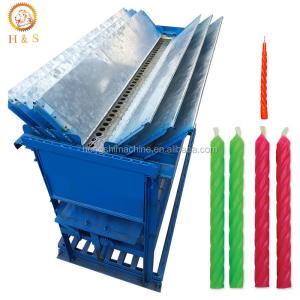 Industrial light birthday candle production machine manual spiral wax candle making moulding machine price