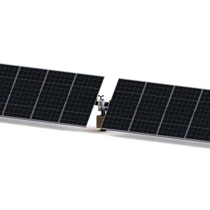 Best 74 M 60 Deg Solar Tracking System Back Tracking Axis Solar Tracker With Worm Gear wholesale