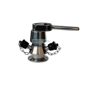 China DN15 stainless steel 304 microorganism sanitary aseptic sampling valve on sale