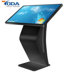 China Touch Screen Advertising Kiosk Shopping Mall Restaurant Kiosk 43 Inch on sale
