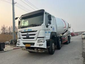 Best WD615.47 Used Cement Mixer Truck Howo 8x4 380HP Used Mixer Trucks For Sale wholesale