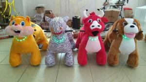 Best Hansel outdoor playground games electric mountable animal plush ride wholesale