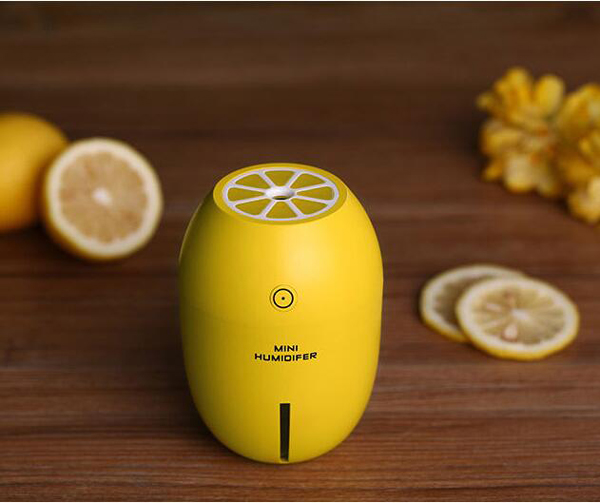 180ml USB Charge 4 Hours Auto Shut-off Car Lemon Mini Air Cool Mist Humidifier