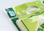 Nylon PE 5kg Rice Packaging Plastic Bags , Heavy Duty Zipper Packaging Bags