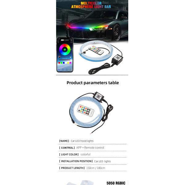 2pcs 30/45/60cm RGBLED Day Time Running Light Slim Sequential Flexible Led Turn Signal Strip