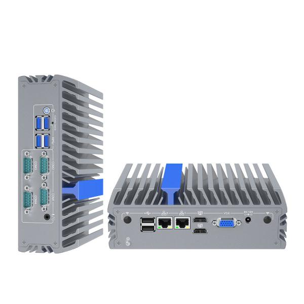 Cheap 2 Ethernet 4 USB 2 COM DDR4 Linux 12th Gen N100 Mini Desktop PC for sale