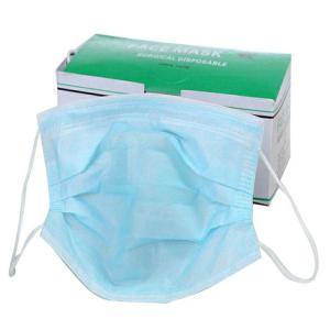China Protective medical 3ply nonwoven disposable earloop face mask on sale