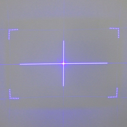 46.2° 650nm Red Laser Module With Crossed Point Rectangle 3V Laser Diode Module