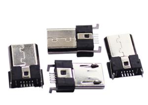 5p Male Parts Micro Usb Port Connector Waterproof Rate IP67 High Performance
