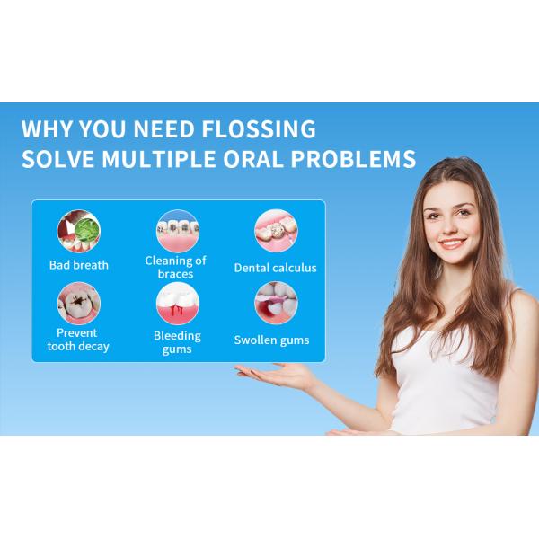 Advanced Cordless Water Flosser with 4 Modes and 300ml Tank Capacity for Optimal Cleaning