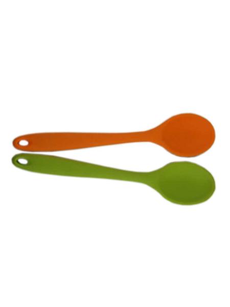 Cheap Baby Tableware Custom Silicone Products Food Grade Soft Silicone Feeding Spoon for sale