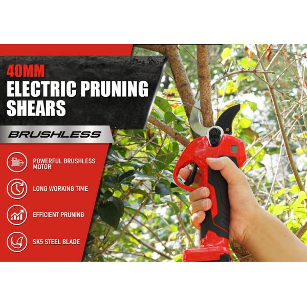 21V Max Battery Cordless Pruner with Brushless Motor