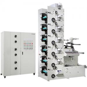 China Six Colour Flexographic Printing Machine With Polyethylene Plastic Bag Glass Paper / Roll Paper Materials on sale