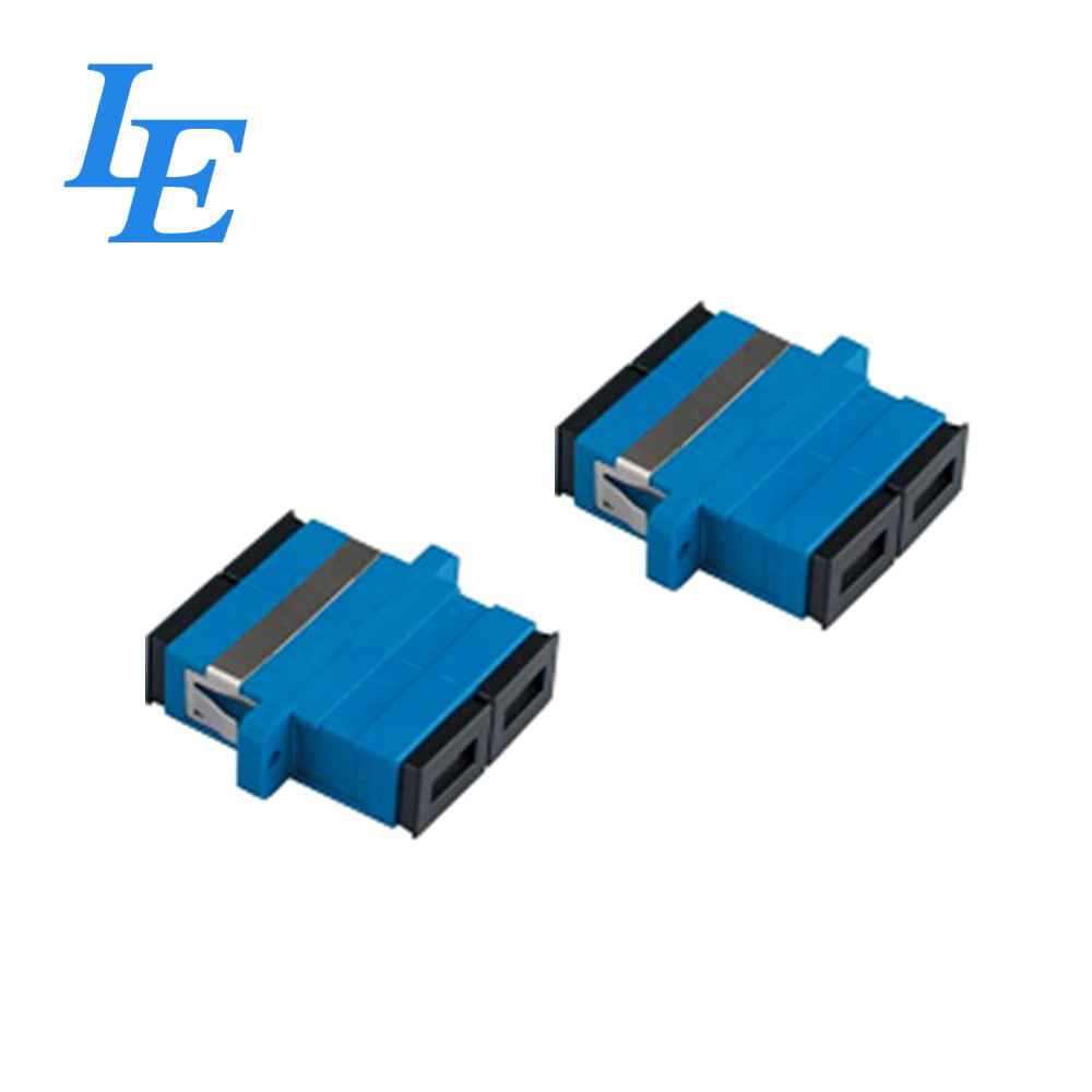 Rj45 LC PC Single 8pin Duplex Fiber Optic Adapter