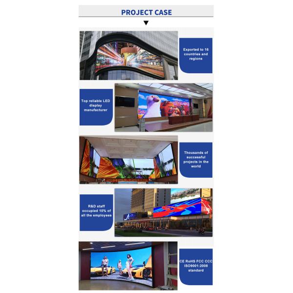 P4 Flexible LED Video Wall Display Moistureproof For Advertising