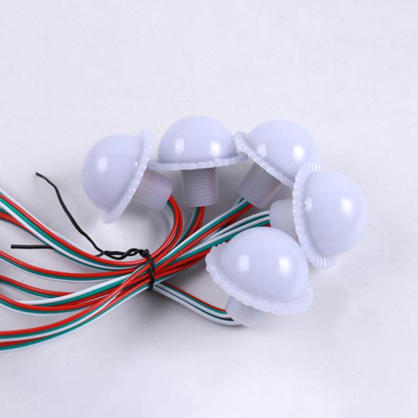 Cheap Amusement Programmable Carnival LED Light 45mm 2W DC12V RGB For Outdoor Decoration Lighting for sale