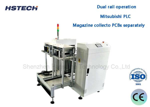 Cheap Dual Rail PCB Handling Equipment NG / OK PCB Unloader Standard Height for sale