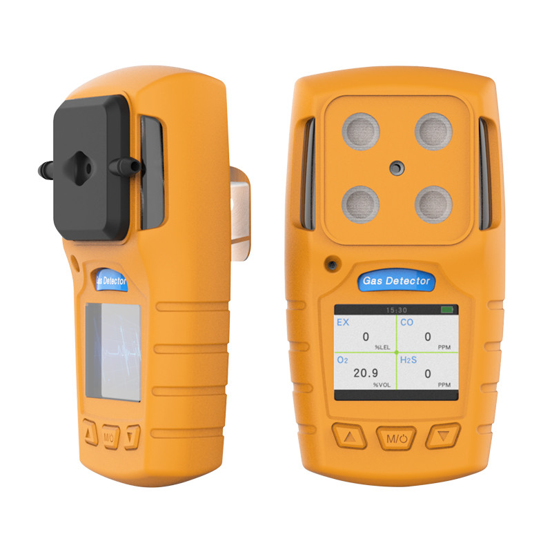 Personal multi gas detector with Audible, Visual, Vibration , industrial gas detector
