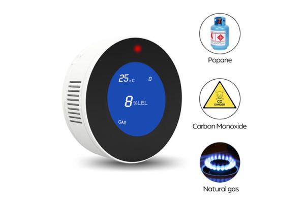Cheap APP Control Multi Gas Leak Detector Smart Natural Gas Detector FCC Approved for sale