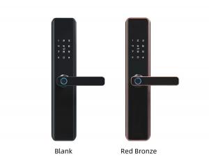 Best Tempered Glass Digital Smart Door Locks Bluetooth Fingerprint For Wooden Door wholesale