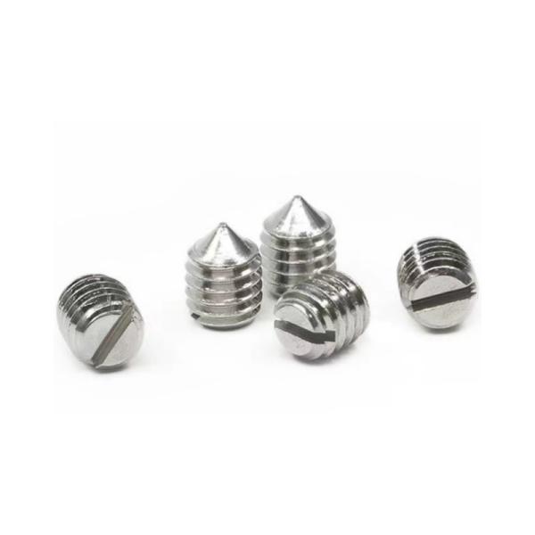 Cheap One Word 304 Slotted Tip Machine Meter Headless Screw Jacking Screw for sale