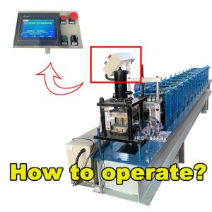 Best ISO9001 C Channel Roll Forming Machine High Efficiency 3 Years Warranty wholesale