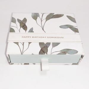 China Custom Printed Jewelry Boxes Sliding Drawer Gift Boxes For Earring Package on sale