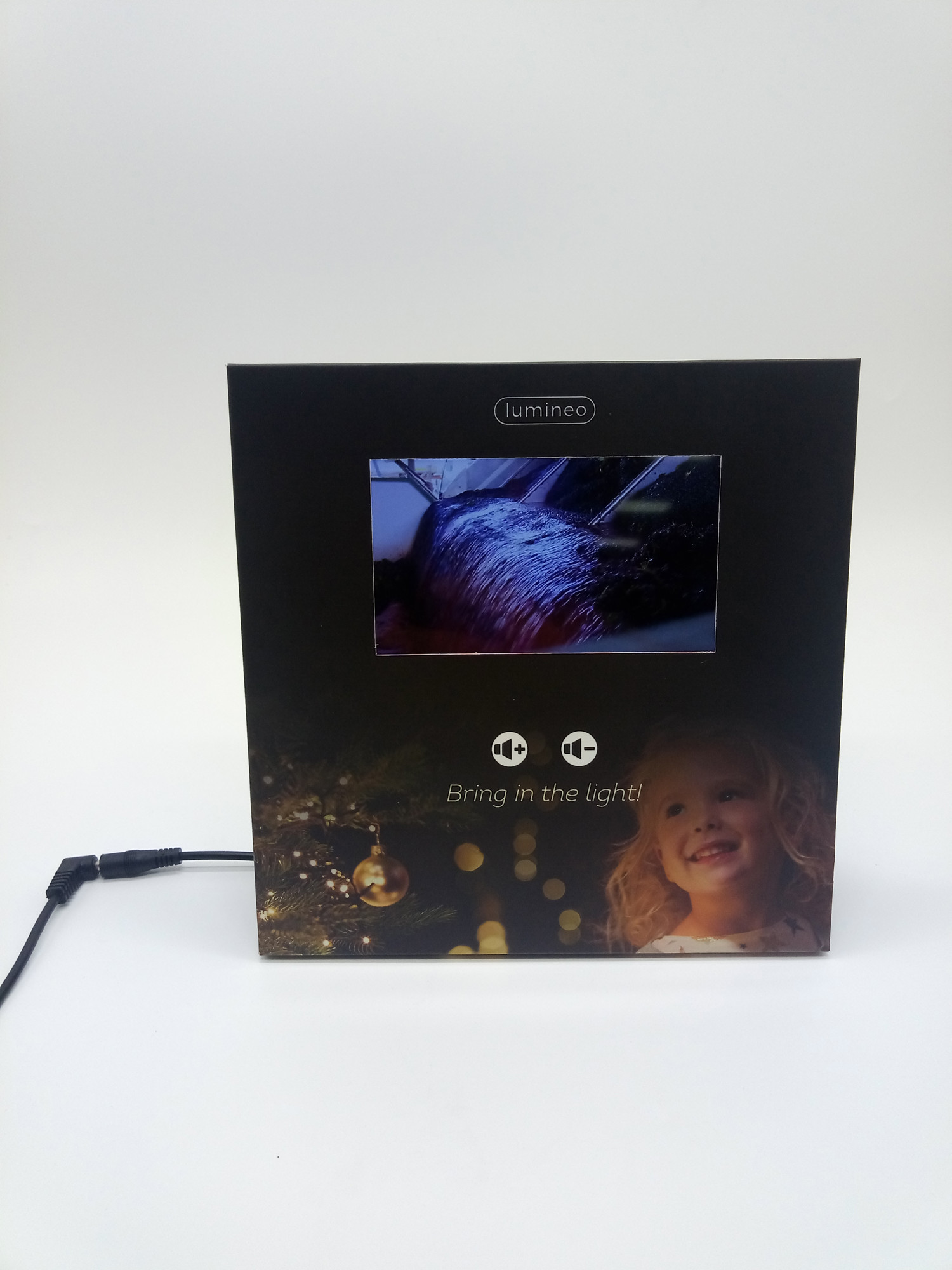 Merchandising video display with 10 inch HD screen,LCD video POS display for retail marketing