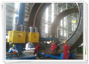 Dual Head Dual Wire Weld Manipulator For T Type Stiffening Ring SAW Welding