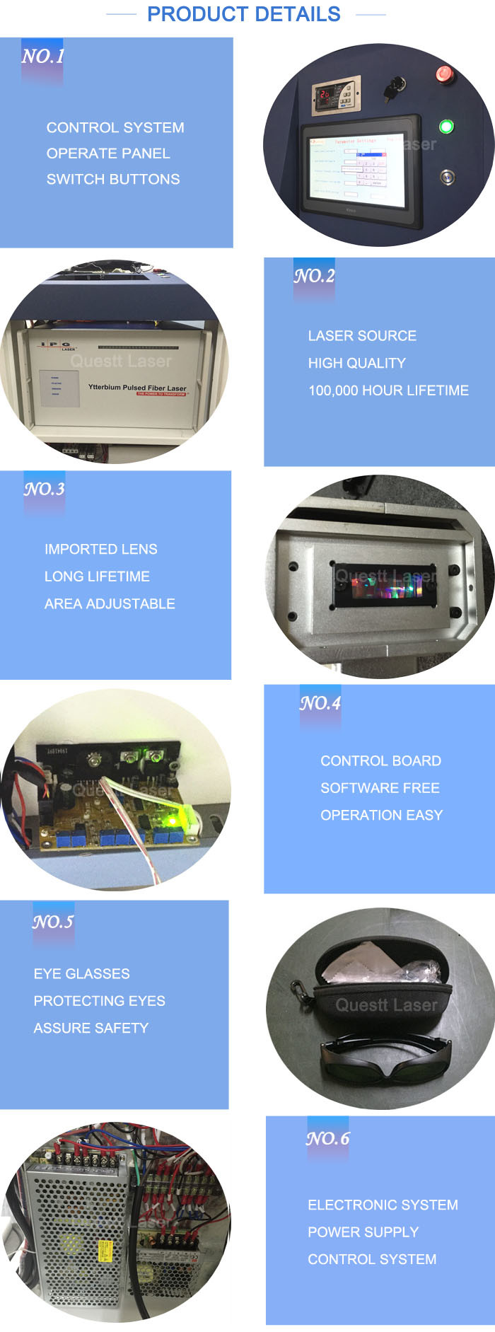 Fiber 1000w Laser Rust Removal Machine For Metal Rust Painting / Oxide Coating
