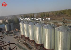 Best 25D Roof Height Grain Storage Bins , Food Products / Starch Bulk Grain Bins wholesale