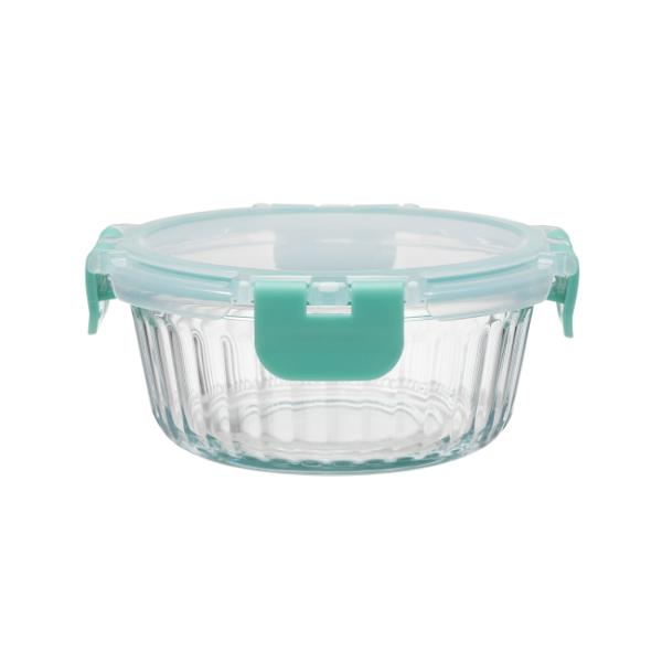 Borosilicate Glass Food Container with Airtight Cool Lock Lid