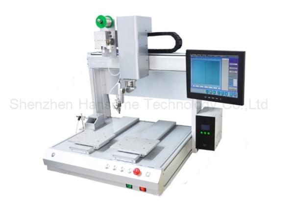 Cheap Switching System Auto Soldering Robot Two Workbenches Available With Display for sale