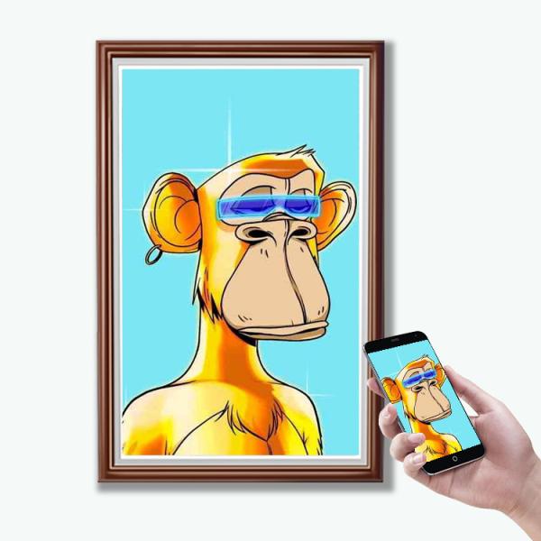 Cheap Android Wifi NFT LCD Display TV 23.8" 24 Inch Digital Photo Frame With Clock Display for sale
