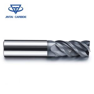 China Tool Solid Carbide 4 Flute Cutting Tools CNC End Mill Wear Resistance on sale