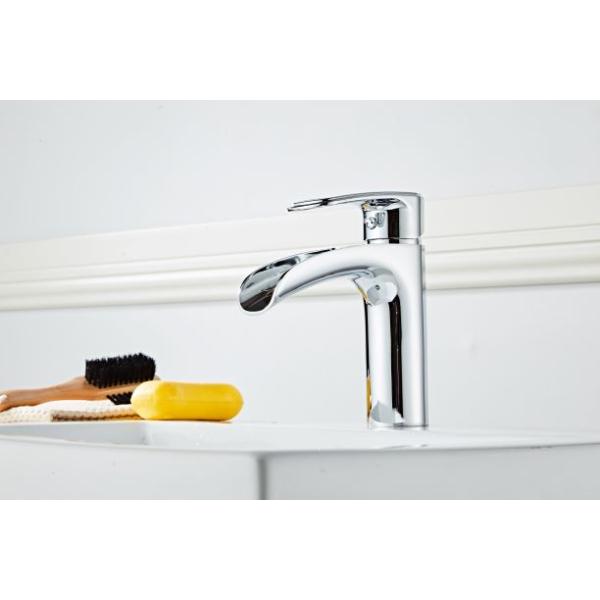Under Counter Waterfall ODM Silver Electroplated SUS Faucet