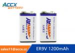 9V battery 1200mAh smoke detector battery, fire detector battery, long self life
