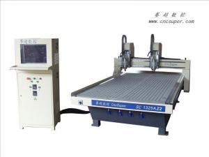 China High precision ATC pneumatic double head with vacuum suck smart wood cnc router on sale