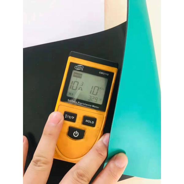 ESD Rubber Mat 2mm Thickness 1x10M Conductive Nitrile Sheet