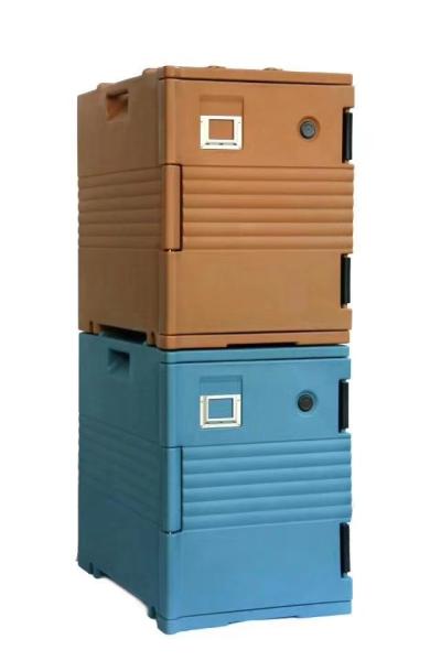 Cheap 6 Layer Front Loading Insulated Food Pan Carrier 90L for sale