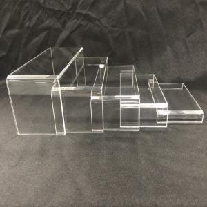 Best Cosmetics Acrylic Riser For Counter Stand Department Store Showing Shoe Clear Display Family wholesale