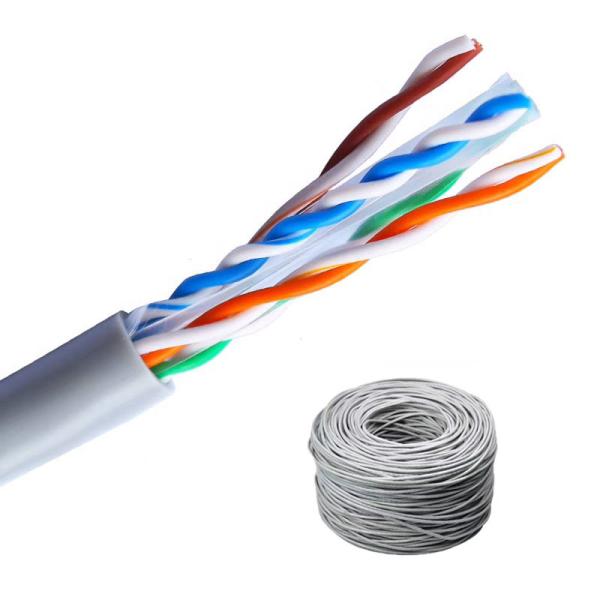 Cheap Grey Bare Copper Rosh Ethernet Lan Cable UTP Digital ISDN Network for sale