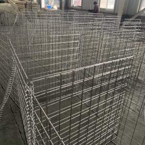 Best Welded Rock Galfan Gabion Baskets Flood Barrier 75x75mm wholesale